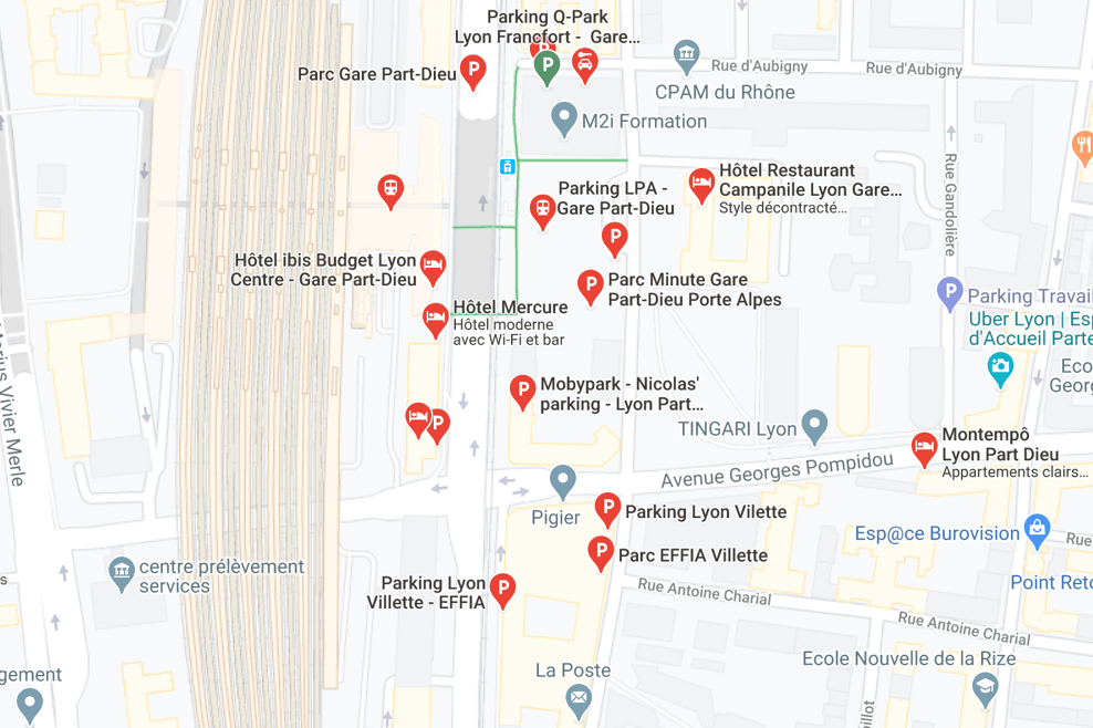 Notre astuce pour un parking à la gare de Lyon Part Dieu