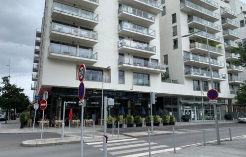 Parking Boulogne, quartier de La Seine Musicale, Trapèze