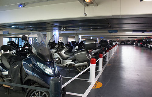 Parking sécurisée pour moto