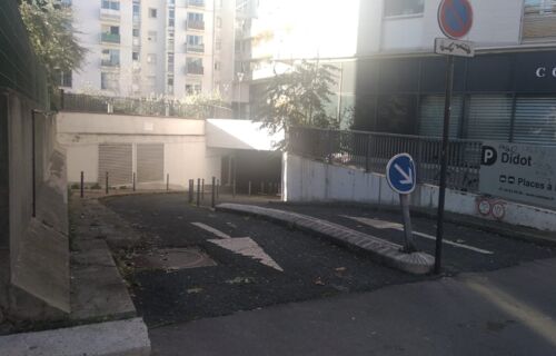 Parking à  louer dans le 14ème arrondissement de Paris, surveillance 24/7