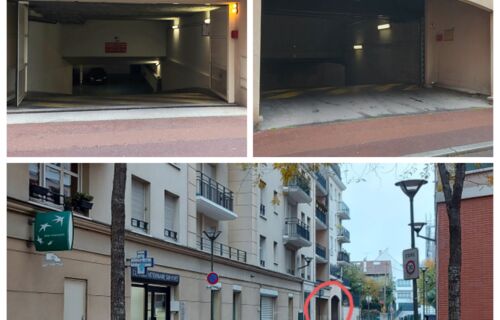 Parking couvert proximité Rue commerçant Edward Vaillant