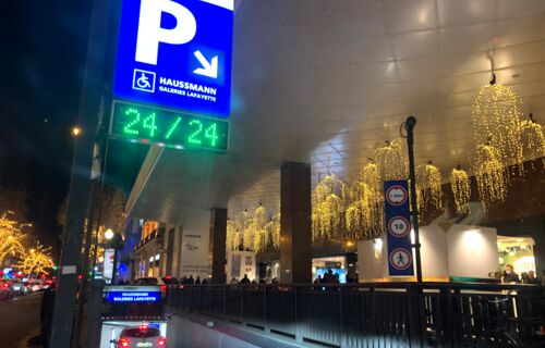 PARKING RUE DE PROVENCE, RUE MOGADOR, BOULEVARD HAUSSMANN, PRES DES GRANDS MAGASINS GALERIES LAFAYETTE