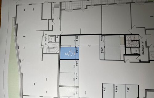 Location 3 places privées - Centre Drap 0340
