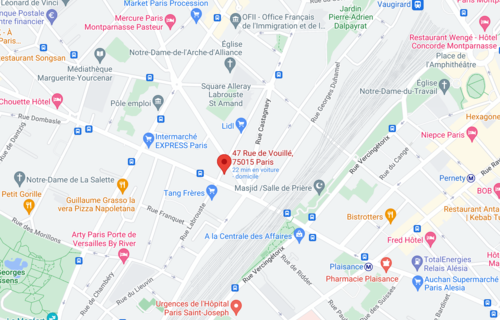 Parking couvert pour moto / scooter  sécurisé 47 rue de vouillé 75015 Paris