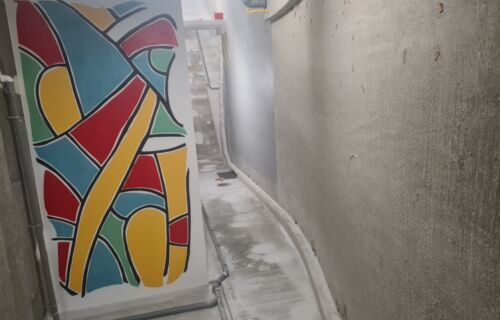 Parking près du métro les Agnettes