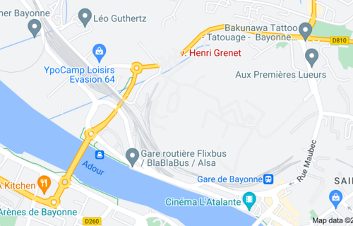 Parking proximité de la gare de BAYONNE