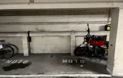 Parking moto quartier Chavant à Grenoble