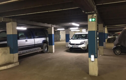 Grand parking (20m²) - Paris 19e - rue de l'argonne