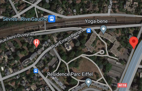 Loue place de parking fermé dans une résidence - 92310 Sèvres - Gare Rive Gauche