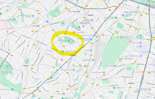 Location parking souterrain Chatillon