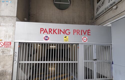 Parking à la Porte de la Villette