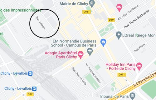 Clichy Levallois, Proche de la gare de Train L, M13 et M14