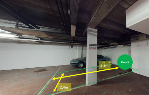 Location de 3 places de parking - Tour d'Asnières