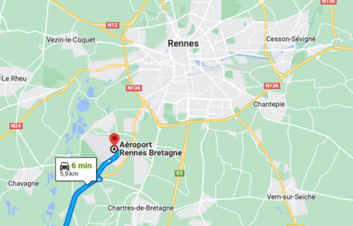 PARKING AEROPORT RENNES ST JACQUES