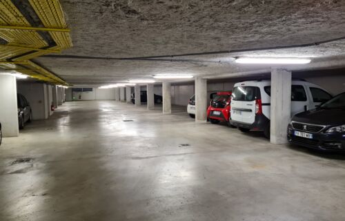 Parking en sous-sol dans résidence sécurisée neuve Lyon 7
